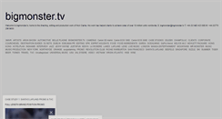 Desktop Screenshot of bigmonster.tv