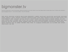 Tablet Screenshot of bigmonster.tv
